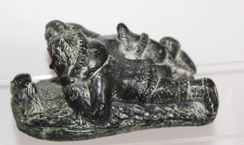 Inuit wolf sculptures canada - inuit, 2