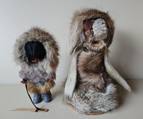 Vintage inuit eskimo doll and - vintage,