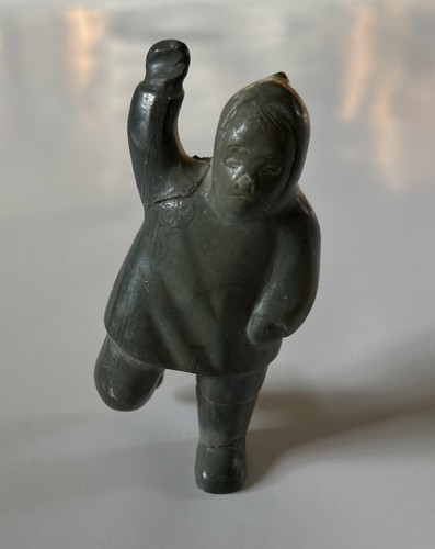 Vintage inuit stone carving - vintage,
