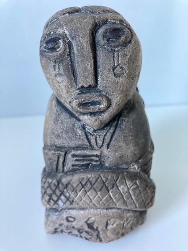 Vintage hand carved stone - vintage, hand-carved