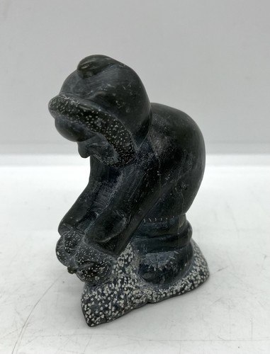 Vintage inuit carved stone - inuit,