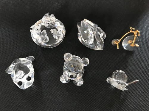 Swarovski figures bear - ,, swan