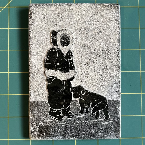 Vintage inuit style engraved - inuit,