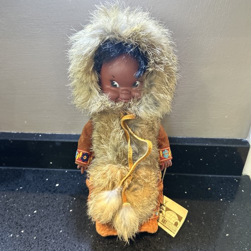 Vintage eskimo doll fur - vintage,