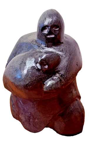 Inuit art soapstone carving - art,