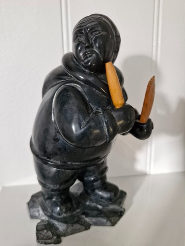 Vintage inuit eskimo - eskimo, black