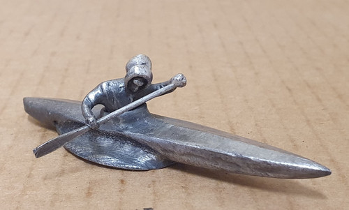 Cast pewter eskimo - cast, inuit