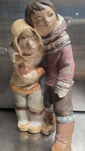 Vintage lladro inuit eskimo - inuit,