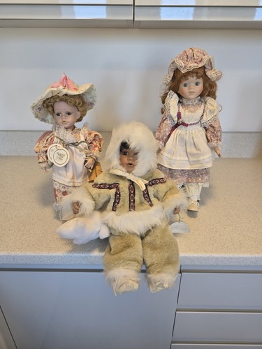 Vintage bisque dolls eskimo - 3,