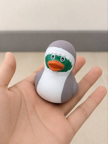 Cute eskimo rubber duck - rubber,