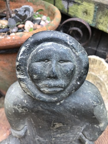 Soapstone sculpture vintage - sculpture,